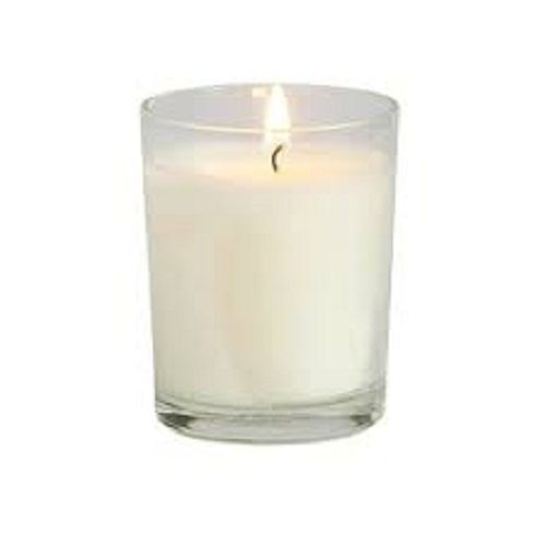 Decorative Long Burning Capacity Gel Wax White Votive Candle Application: Foil Shrinking