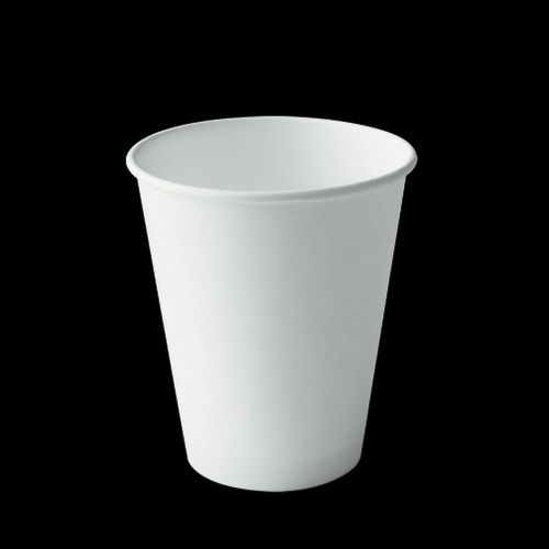 पानी और पेय पदार्थों के लिए डिस्पोजेबल 100 एमएल व्हाइट पेपर कप
