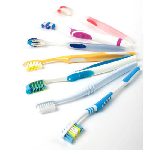 Flexible Soft Zigzag Bristles Comfortable Grip Plastic Toothbrush 