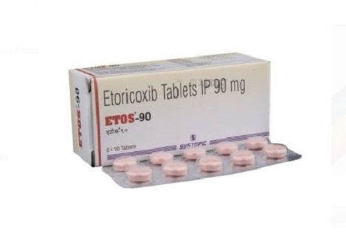 Pack Of 5x10 Etoricoxib 90 Mg Ip Pharmaceutical Tablets