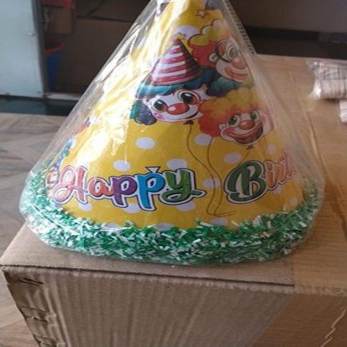 Red Paper Kids Birthday Cap