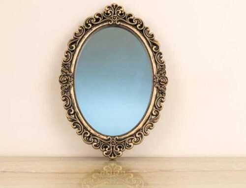 Wall Mounted Beautiful And Design Attractive Look Plastic Antique Mirror 