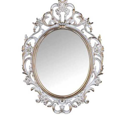 Silver Wall Mounted Long Durable Beautiful Stylish Design Round Antique Mirror 