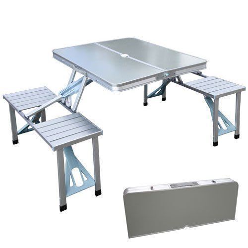 Aluminium Polish Design Folding Picnic Table