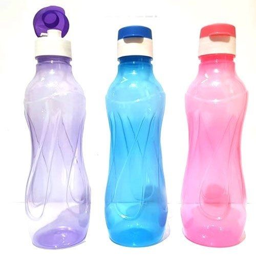 Multicolor Bpa Free User Friendly Flip Top Cap Plastic Water Bottle