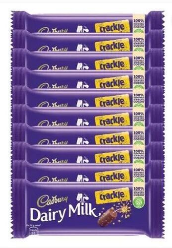 Cadbury Dairy Milk Crackle Chocolate Bar, 36g Pack Of 10 X 36 G