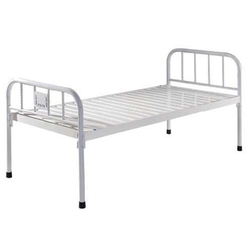 White Corrosion Resistant Adjustable Aluminium Material Plain Hospital Bed