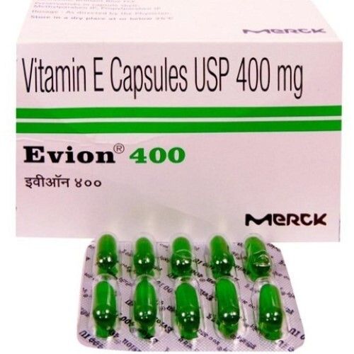 Evion Vitamin E Capsules Usp 400mg 