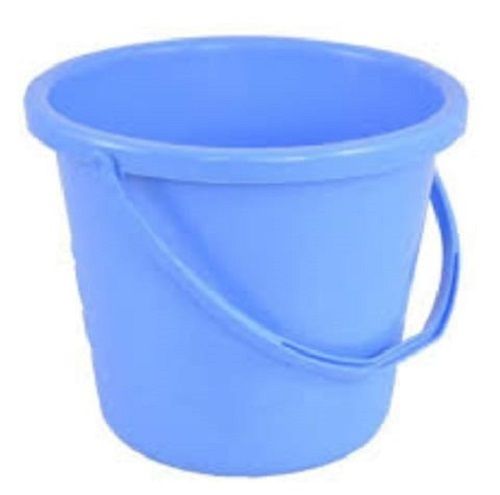 Long Lasting Leak Resistance Unbreakable Strong Light Weight Plastic Blue Bucket 