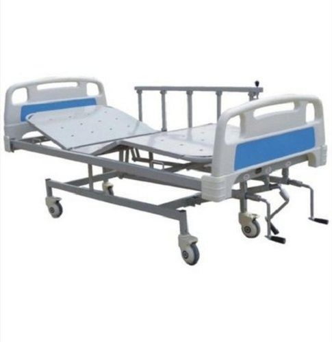 White Manual Power Source Stainless Steel Metal Type Icu Bed For Hospital