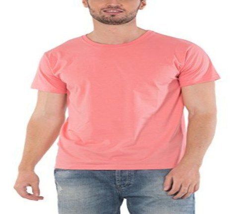 Men Comfortable And Breathable Short Sleeve Round Neck Plain T-Shirt