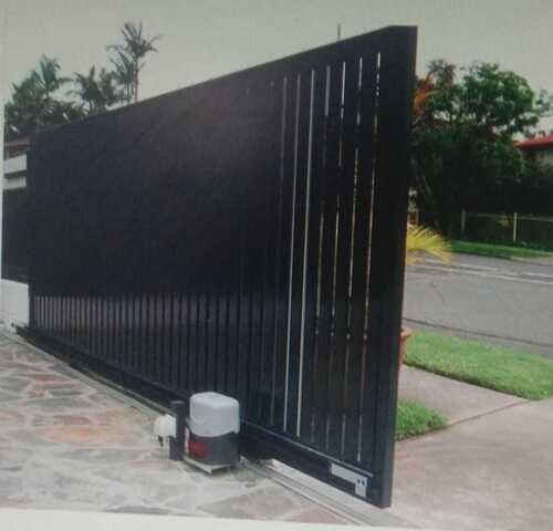 Mild Steel Automatic Sliding Gate For College And School, 6 Feet Height