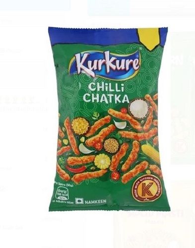 Pack Of 60 Gram Spicy And Salty Kurkure Puffcorn Chilli Chatka