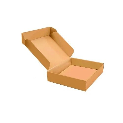Square Shaped Matte Laminated Plain Corrugated Paper Food Packaging Box