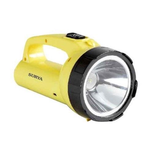 Surya Kishan 100 W Rechargeable Flashlight Long Beam Range Aluminium Bright Led Torch Light