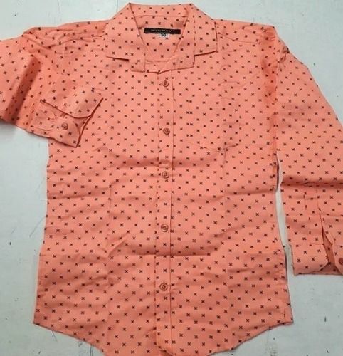 Comfortable And Washable Full Sleeves Stylish With Pocket Cotton Kids Shirt