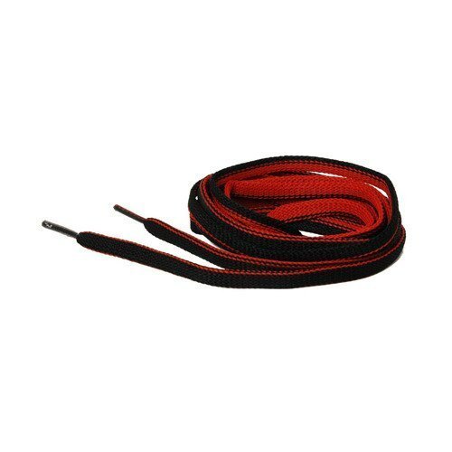 Long Durable Tight Binding Capacity Red And Black Polyester Shoe Lace