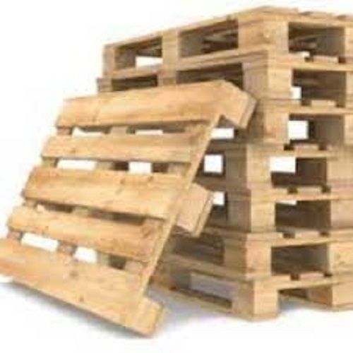 Brown Rectangular Natural Termite Resistance And Environment Friendly Wooden Pallet