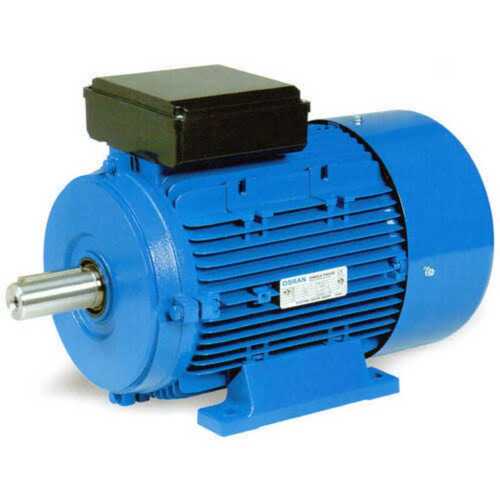 Single Phase Electric Motor, 220-415 Volts, 2000 Rpm Speed, Blue Color