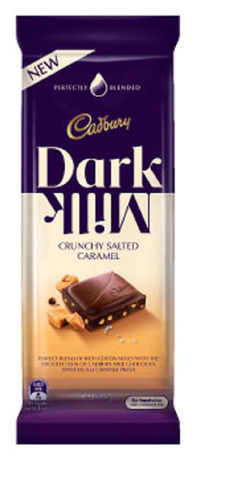 Brown Yummy Hygienically Prepared Dark Milk Crunchy Salted Caramel Chocolate (Cadbury)