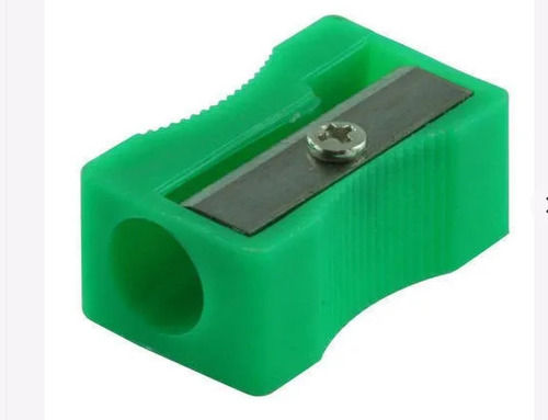 Light Weight 2 Inches Rectangular Plastic With Galvanized Steel Blade Pencil Sharpener