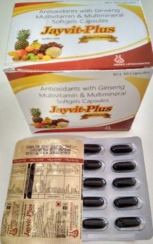 Antioxidants With Ginseng Multivitamin And Multimineral Softgels Capsules