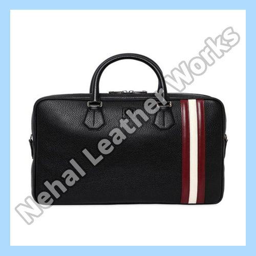 Executive Black Leather Bag