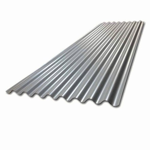 Galvanized Corrugated Sheet - Rectangular 0-1mm Silver Galvanized Sheets | Galvanized Material, Durable Shape, Versatile Use