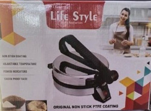 Lifestyle Stainless Steel Non Stick Chapati Maker