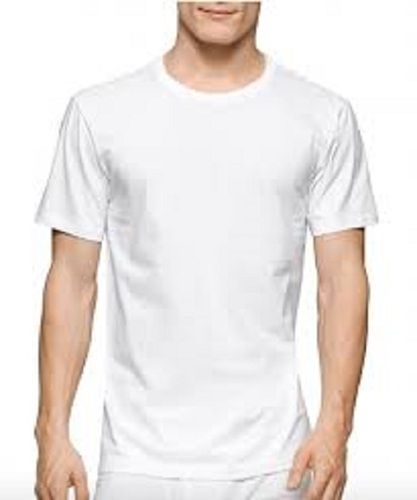 Mens Stretchable Plain Casual Wear T Shirt