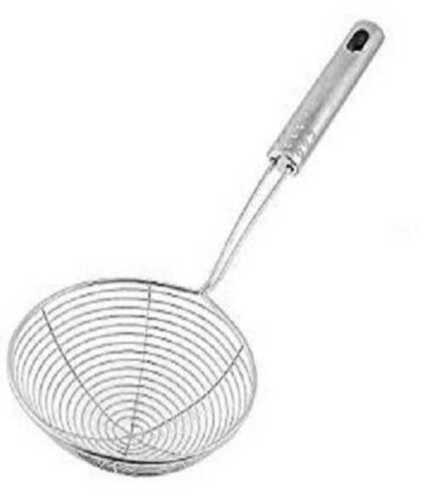 Multiuses Stainless Steel Deep Fry Jhara Skimmer, 200 Grams Weight