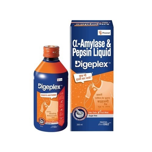 Orange And Blue Digeplex Syrup Medicine Raw Materials