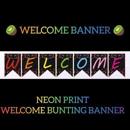 Paper Rectangle Welcome Banner, For Party