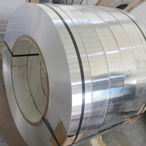 Round Aluminium Strips - 1.5 Inch Width, 25 Meter Length | Soft Temper, Galvanized Treatment, Silver Aluminum Foil Roll