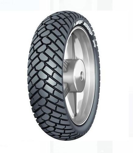 Flat Tire Rubber And Aluminium 550 Mm Diameter Rear Two Wheeler Motorcycle Tyre 