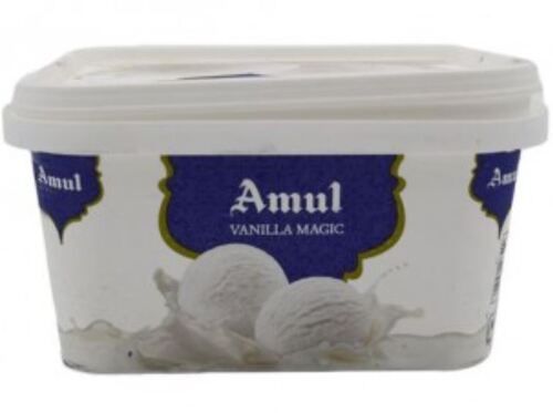 1 Liter Packaging Size Pure Creamy And Delicious Amul Vanilla Ice Cream