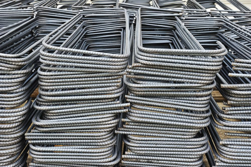 Grey Corrosion And Rust Resistant High Strength Mild Steel Cut Bend Rebars