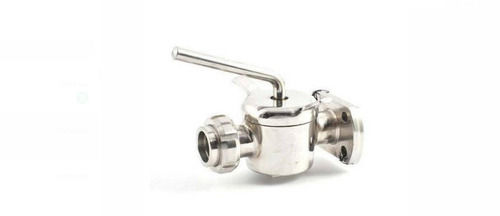 Gray Corrosion And Rust Resistant Polished High Pressure Steel Dairy Valve