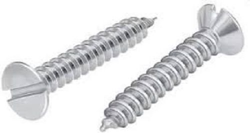 Coated High Performance Long Lasting And Heavy Duty Strong Silver Mild Steel Screw