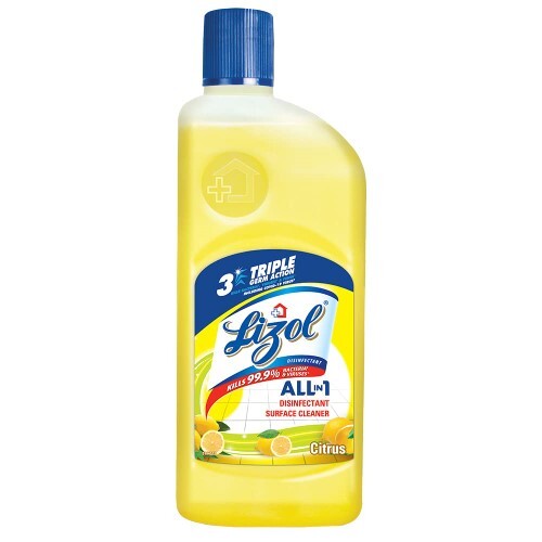 Lizol Triple Action All In 1 Disinfectant Fresh Multi Surface & Floor Cleaner Liquid(Citrus