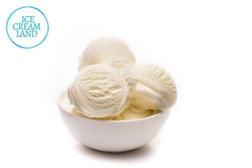 Smooth Texture And Tasty Light Yellow Fresh Vanilla Flavor Ice Cream, 1 Liter 