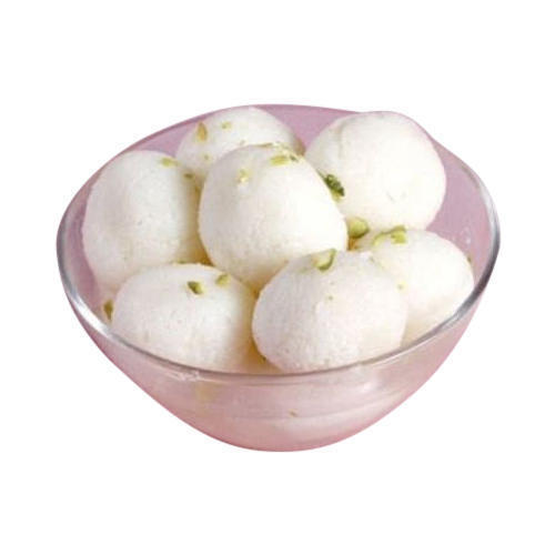 100% Pure White Sweet Rasgulla With 1-2 Months Shelf Life
