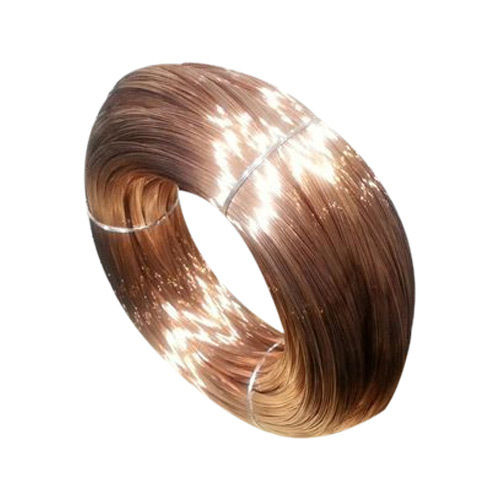 1mm Thickness 90 Meter Length Steel Wire Round Shape Copper Coated Wire