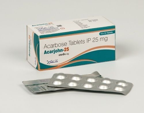 Acarbose Tablets Ip 25 Mg Acarjohn-25