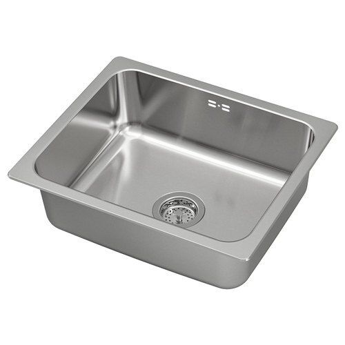 Corrosion Stainless Steel Silver Coated Resistance Single Bowl Kitchen Sinks Installation Type: Floor Mounted