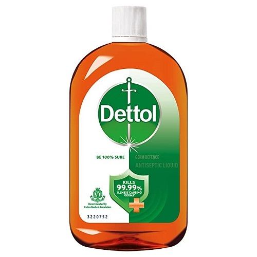 Dettol Antiseptic Liquid For First Aid ,Surface Disinfection And Personal Hygiene Kills 99.99% Germs Recommended For: All