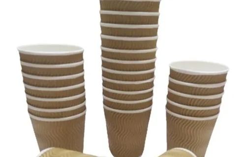 Eco Friendly Recyclable and Biodegradable Plain Disposable Paper Cup