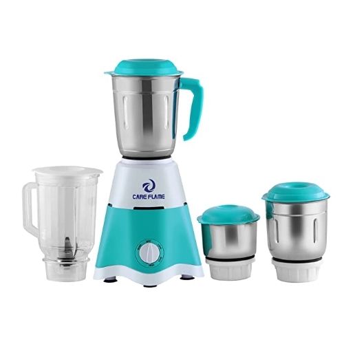 Blue And White Free Stand 220 Volts Electrical High Speed Mixer Grinder With Four Jars