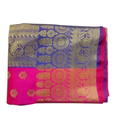 Ladies Printed Designer Kanchipuram Silk Saree For Party Wear