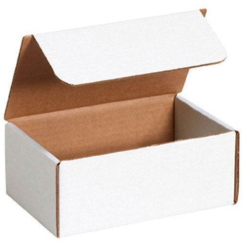 Paper Long Lasting Sleek Appearance White Duplex Corrugated Box